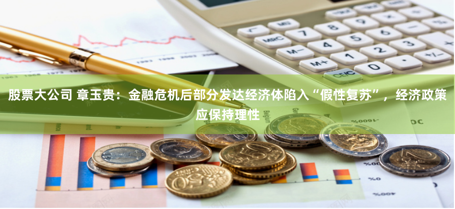股票大公司 章玉贵：金融危机后部分发达经济体陷入“假性复苏”，经济政策应保持理性